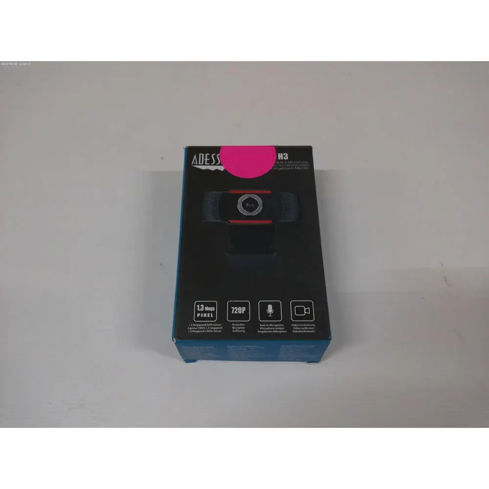 Adesso CyberTrack H3 720P HD USB Webcam w/ Built in Microphone FREE S/H